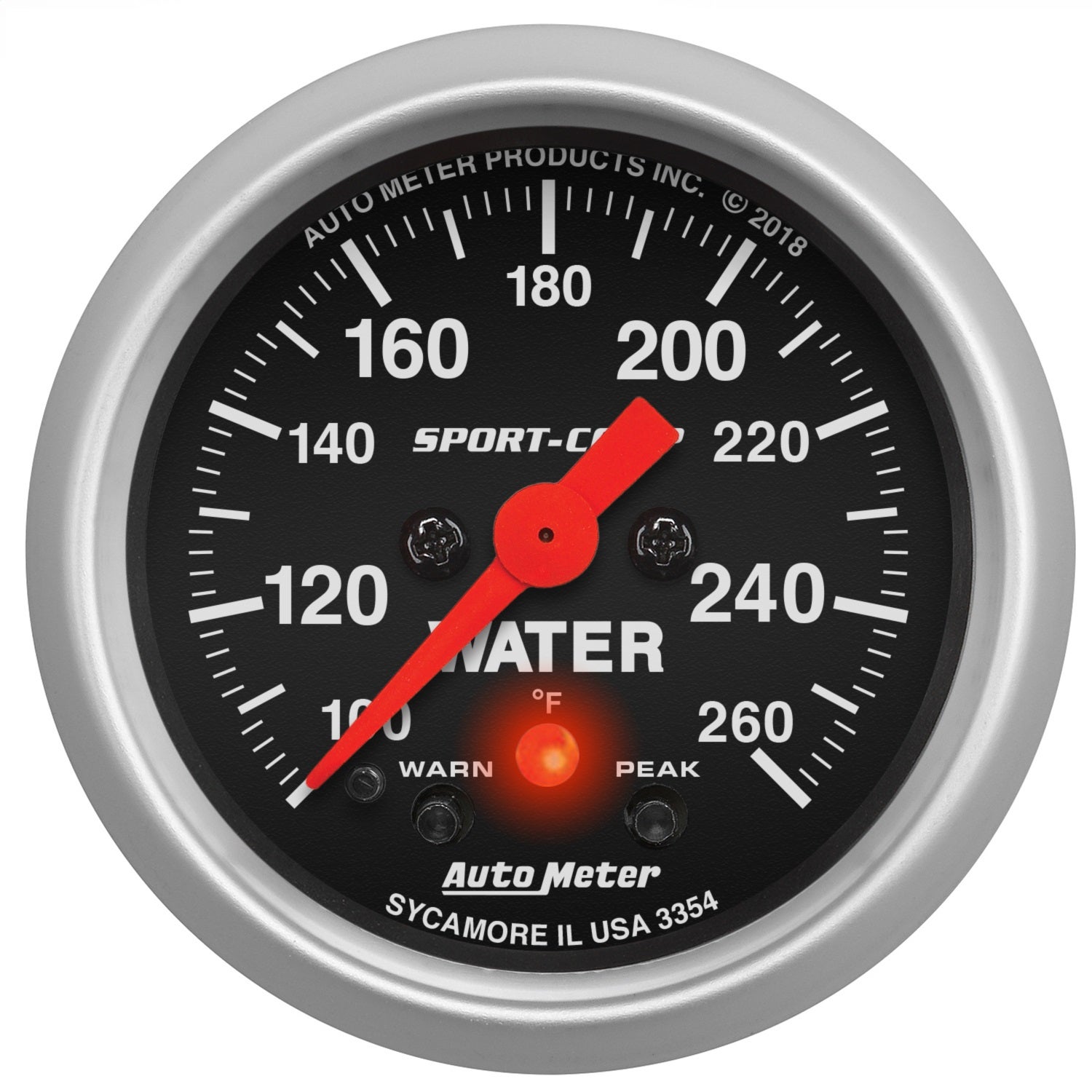 Autometer 3354 Sport-Comp Digital Water Temperature Gauge   Sport-Comp Digital
