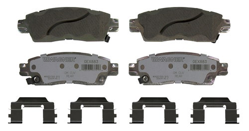 Wagner Brake Disc Brake Pad Set P/N:Oex883 S Oex784 Brake Pad Oex; Recommended