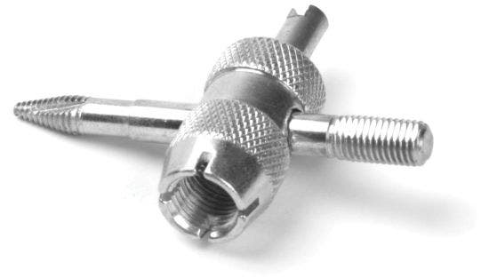 Performance Tool 60503 4 Way Valve Tool ( Used To Aid Re-Taping Threads)   Valve