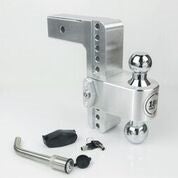 Weigh Safe 180 Hitch Ctb8-2.5 8" Drop Hitch, 2.5" Receiver 18,500 Lbs Gtw -