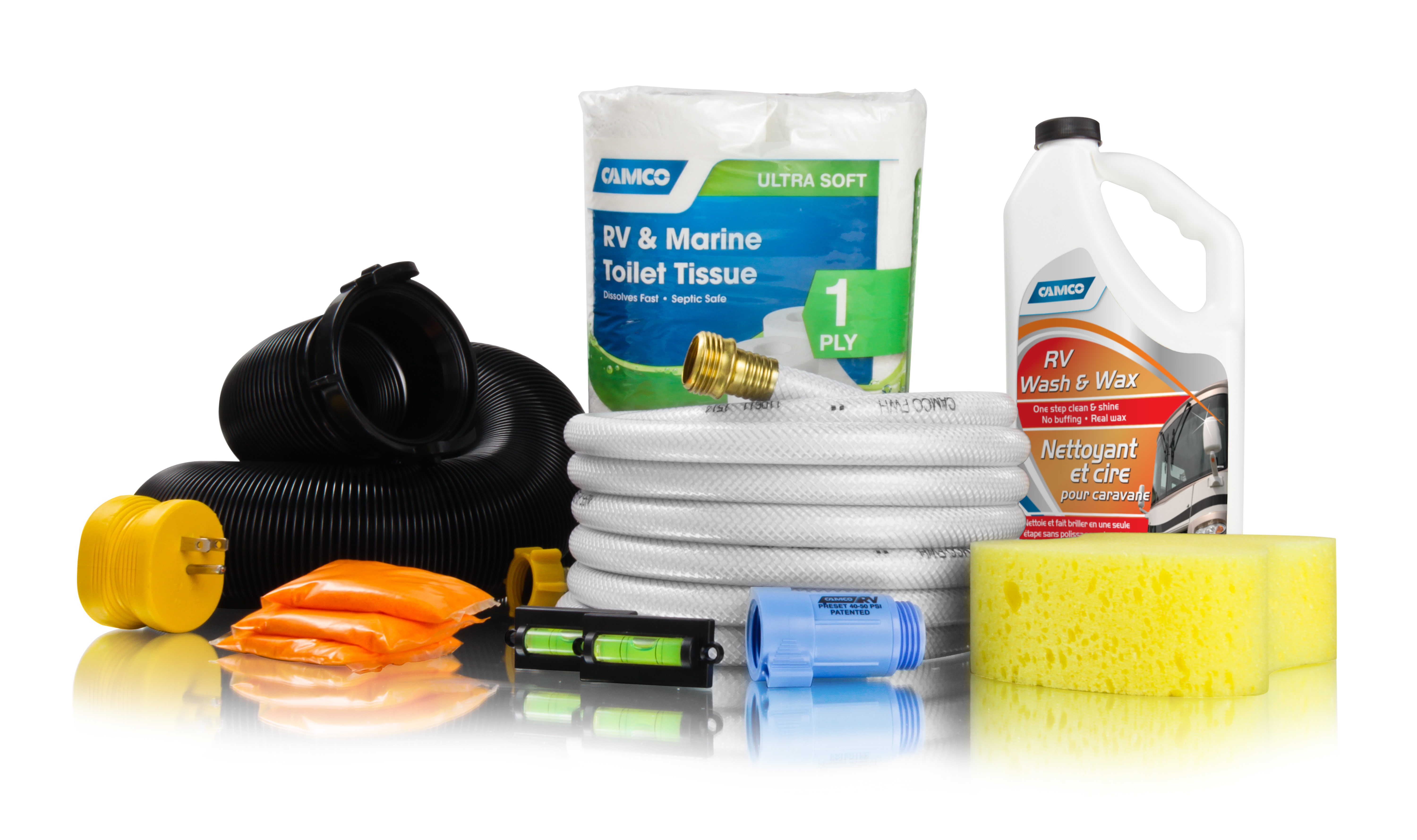 Camco 44743 Starter Kit Bucket - Iv   Rv Start Up Kit Starter Kit; Compatibility