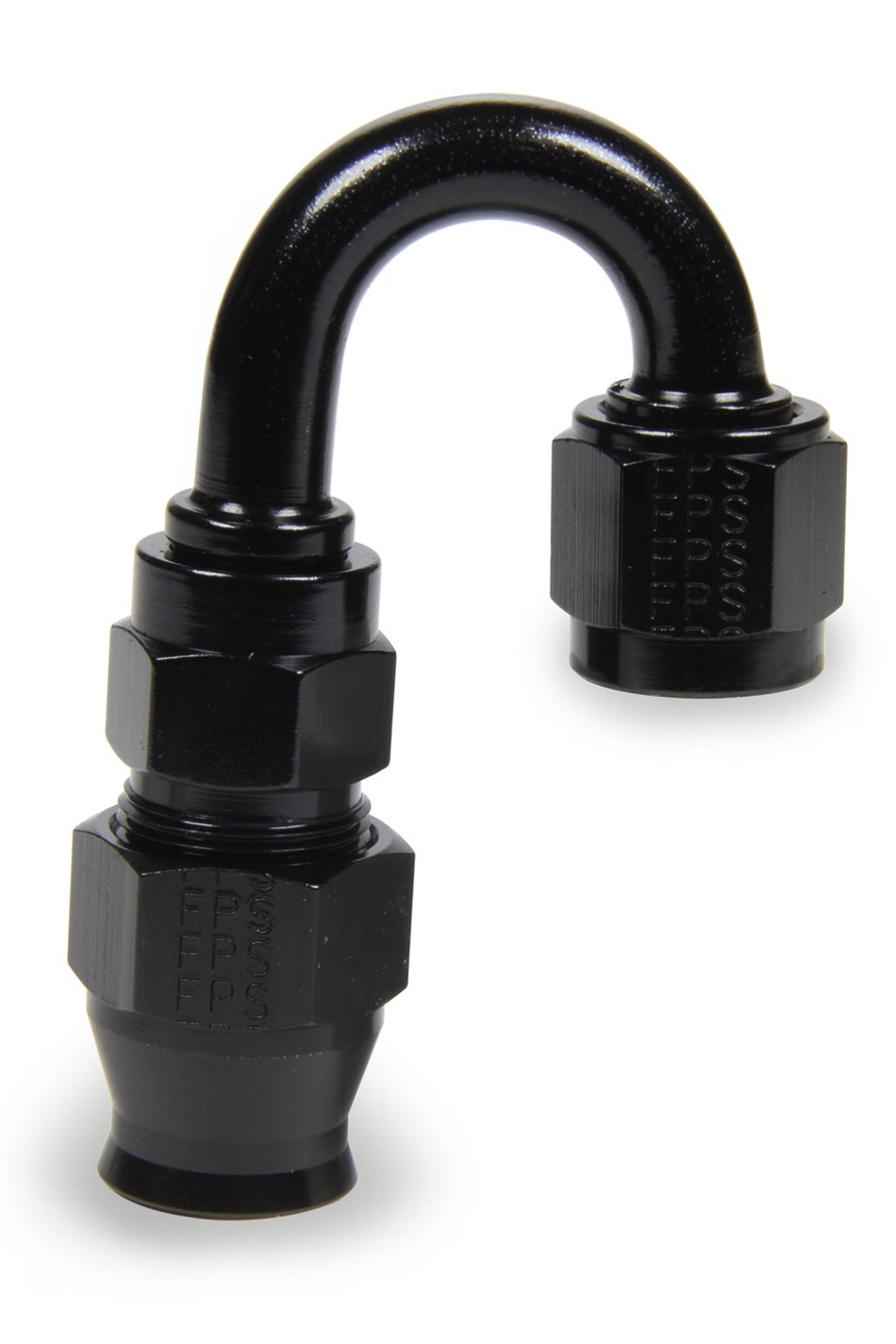 Fitting, Hose End, Race-Rite, Ptfe Hose, 180 Degree, 8 An Hose To 8 An Female,