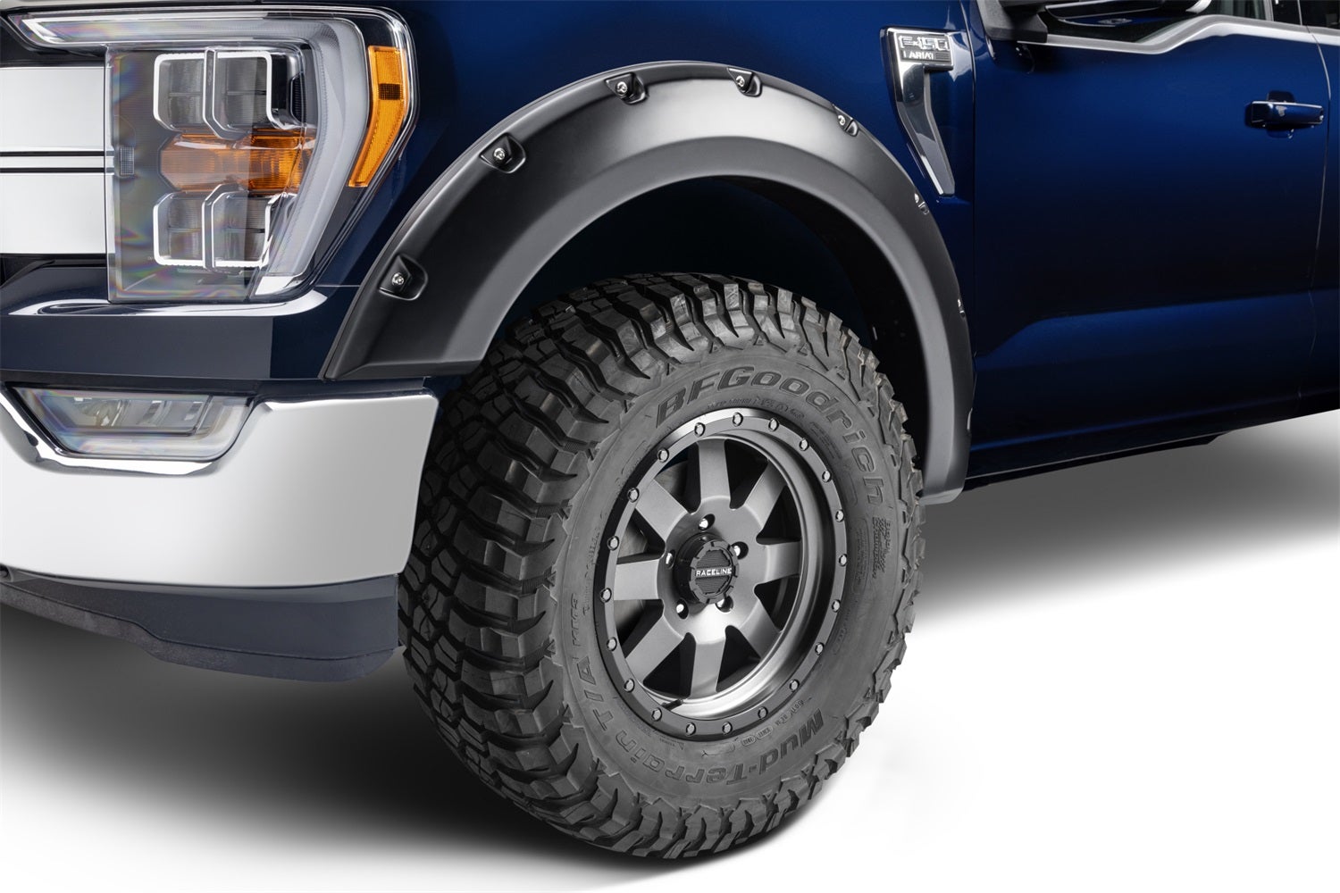 Bushwacker 20135-02 Pocket Style Fender Flares Fits 21-23 F-150   Pocket Style