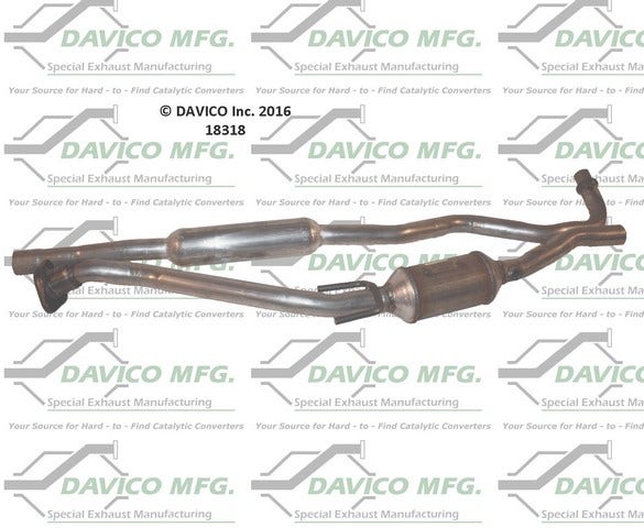 Davico Mfg Catalytic Converter-Direct Fit P/N:175040  Catalytic Converter-Direct