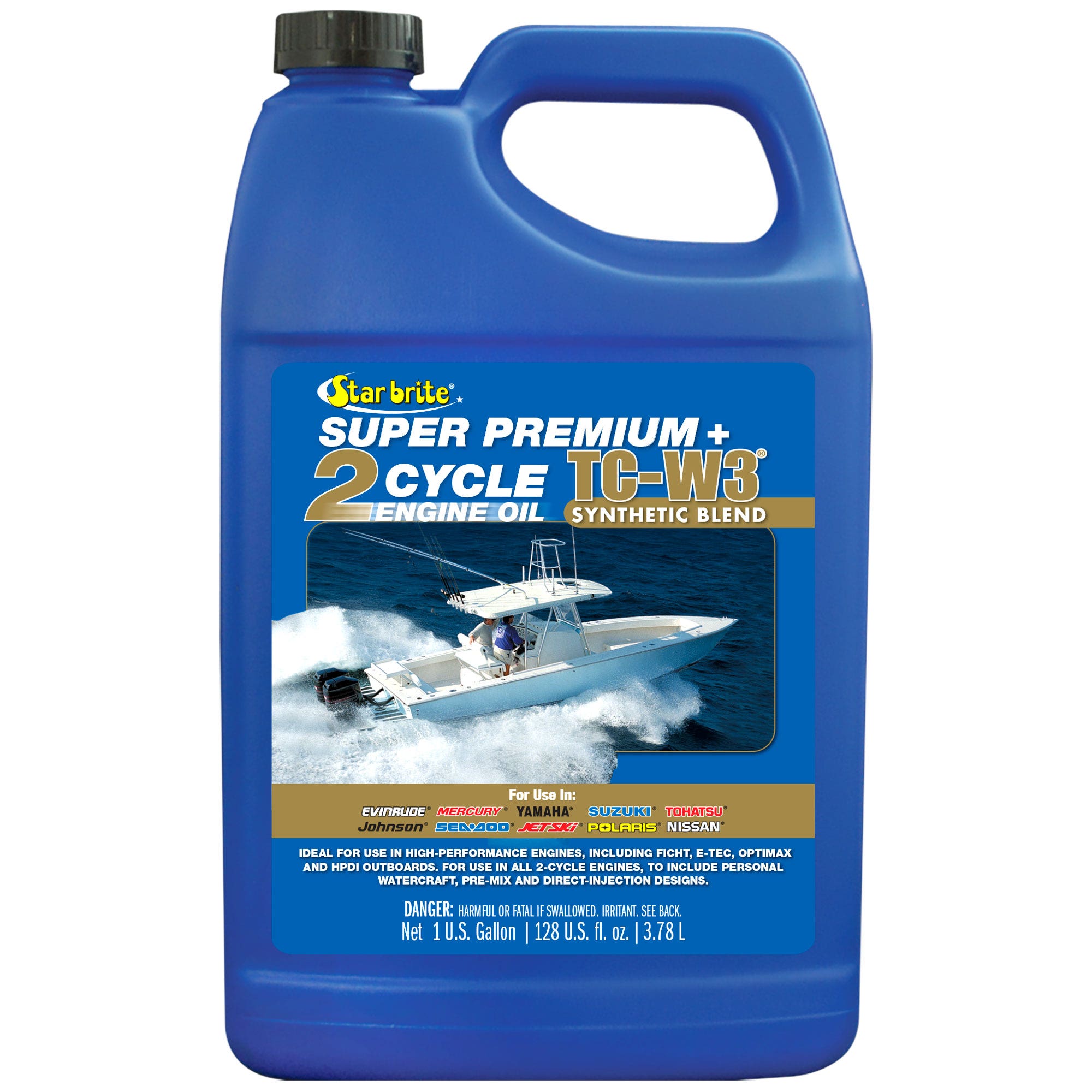 Star Brite Super Premium 2-Cycle Engine Oil Tc-W3 - 1 Gal (19200)  Super Premium