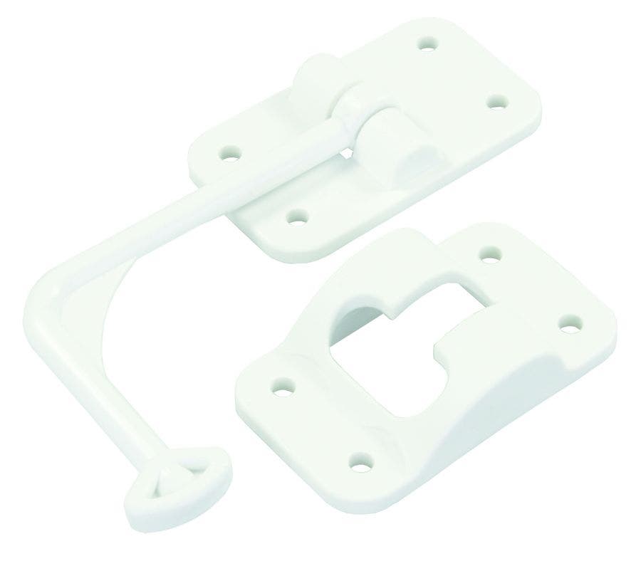 Jr Products 10605 Plastic 90┬░ T-Style Door Holder - Polar White, 6"   Door