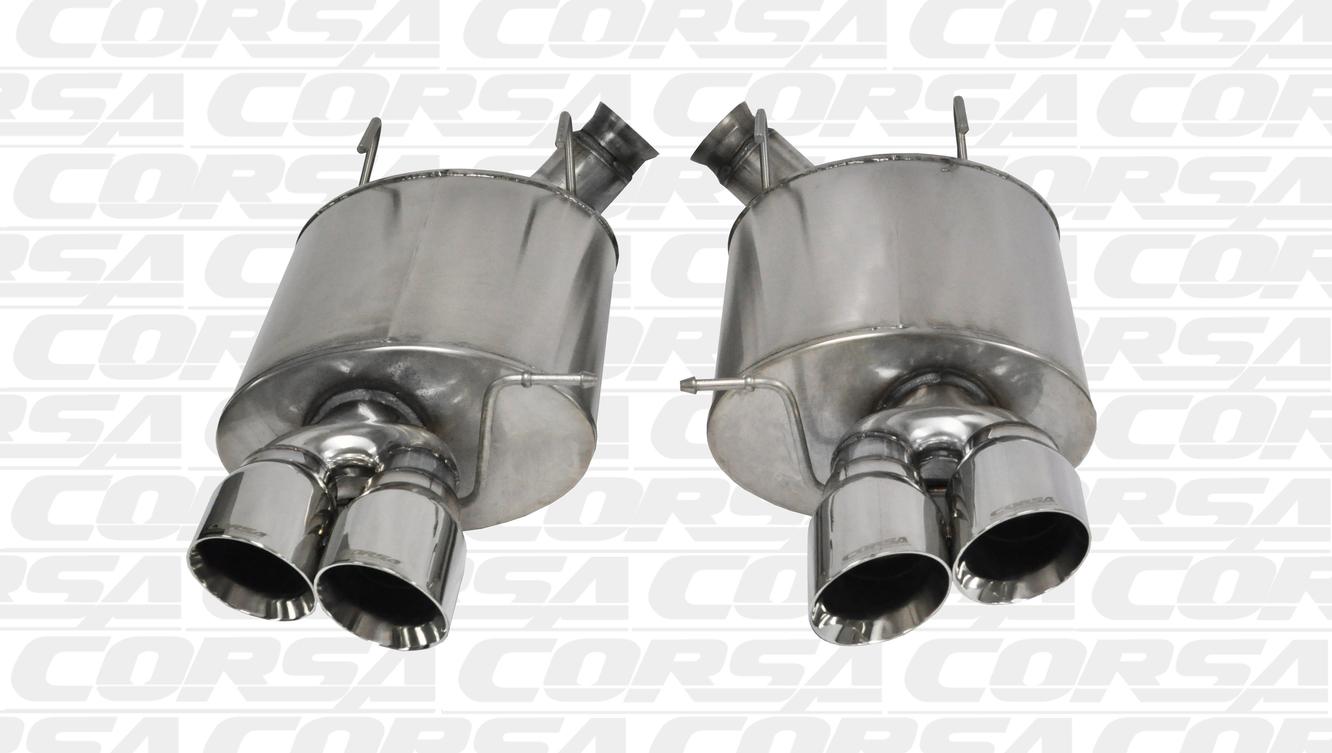 Corsa Performance 14321 Sport Axle-Back Exhaust System Fits 13-14 Mustang Corsa