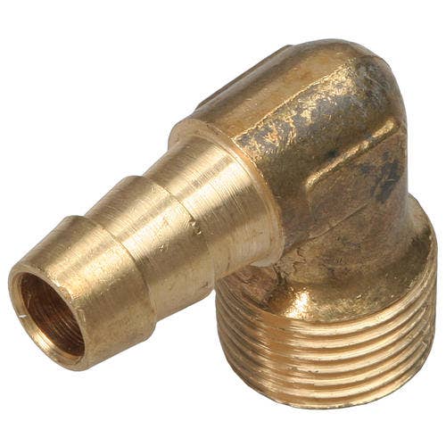 Trans-Dapt 2271 Brass 90-Degree Fuel Hose Fitting Trans Dapt  Adapter Fitting;