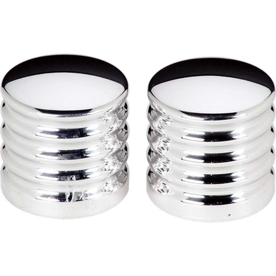 Billet Specialties 248815 Ribbed Wiper Stem Covers   Ribbed Wiper Stem Covers