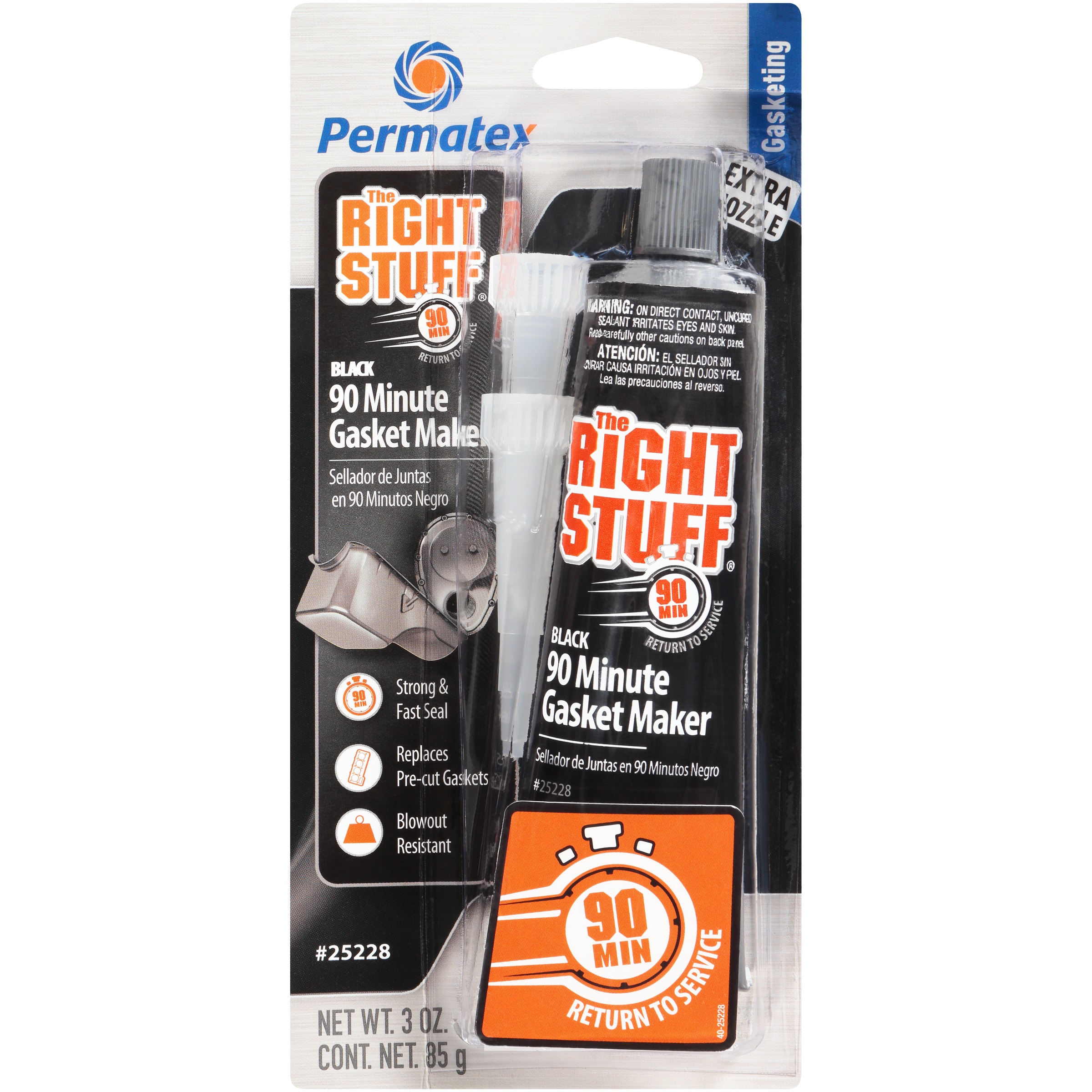Permatex 25228 The Right Stuff 90 Minute Gasket Maker   The Right Stuff 90
