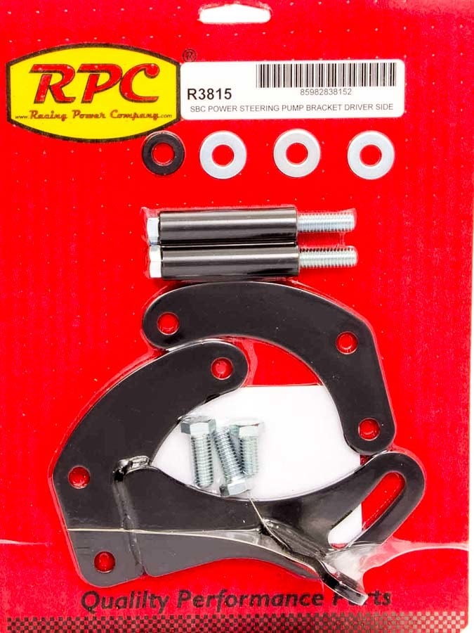 Racing Power R3815 Sbc Power Steering Pump Bracket (Driver Side Shortwith P