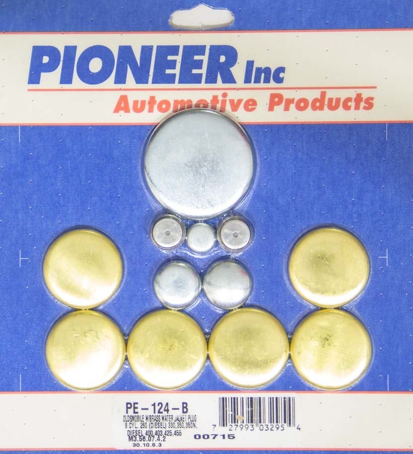 Pioneer 350 Olds Freeze Plug Kit - Brass (Pe-124-B)  350 Olds Freeze Plug Kit -