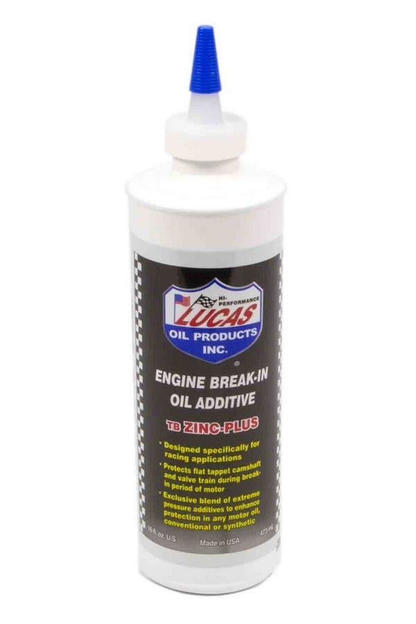 Lucas Oil Luc10063  10063 Engine Break In Oil Additive - Tb Zinc Plus, 16 Ounce,