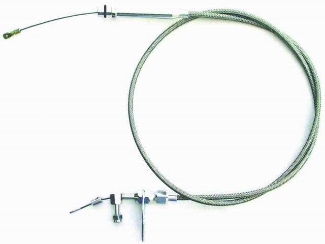 Racing Power Company R6053 Braided Stainless Transmission Kick Down Assembly