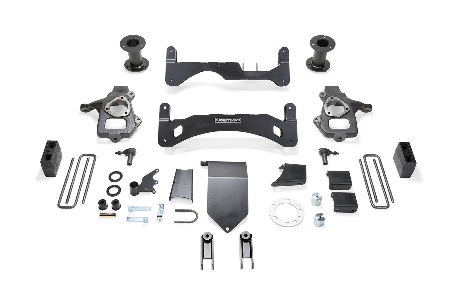 Fabtech K1100 Basic Lift System W/Shocks Fits 14-18 Sierra 1500 Silverado 1500