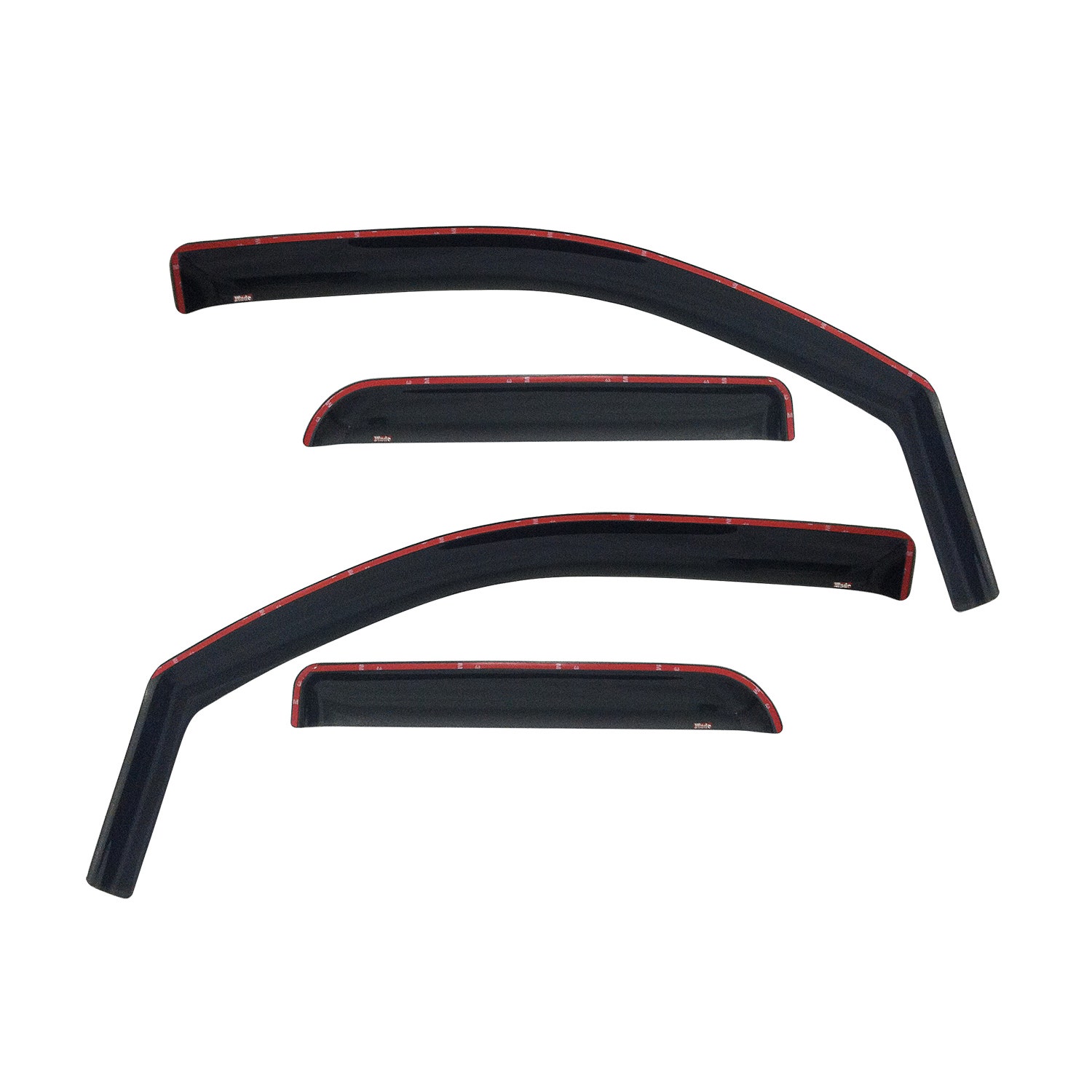 Westin Wade 72-35403 In-Channel Wind Deflectors, Smoke Tint, (4-Piece Set)