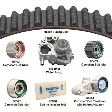 Dayco Engine Timing Belt Kit With Water Pump P/N:Wp304k1d  Engine Timing Belt