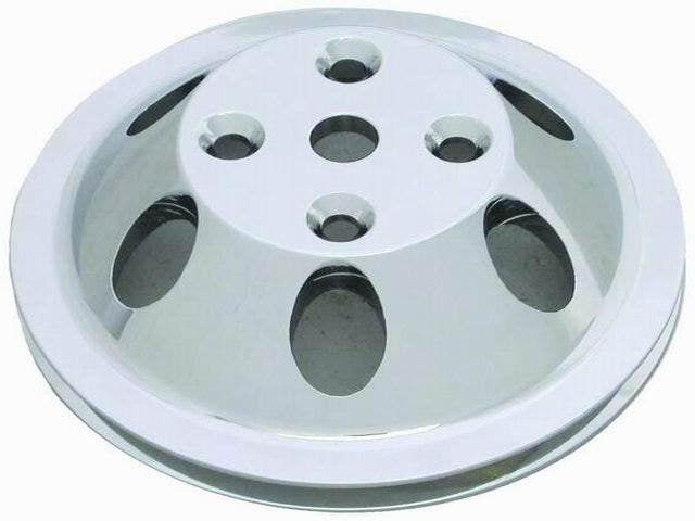 Racing Power R9482pol Polished Aluminum Sb Chevy V8 Single Groove Water Pump