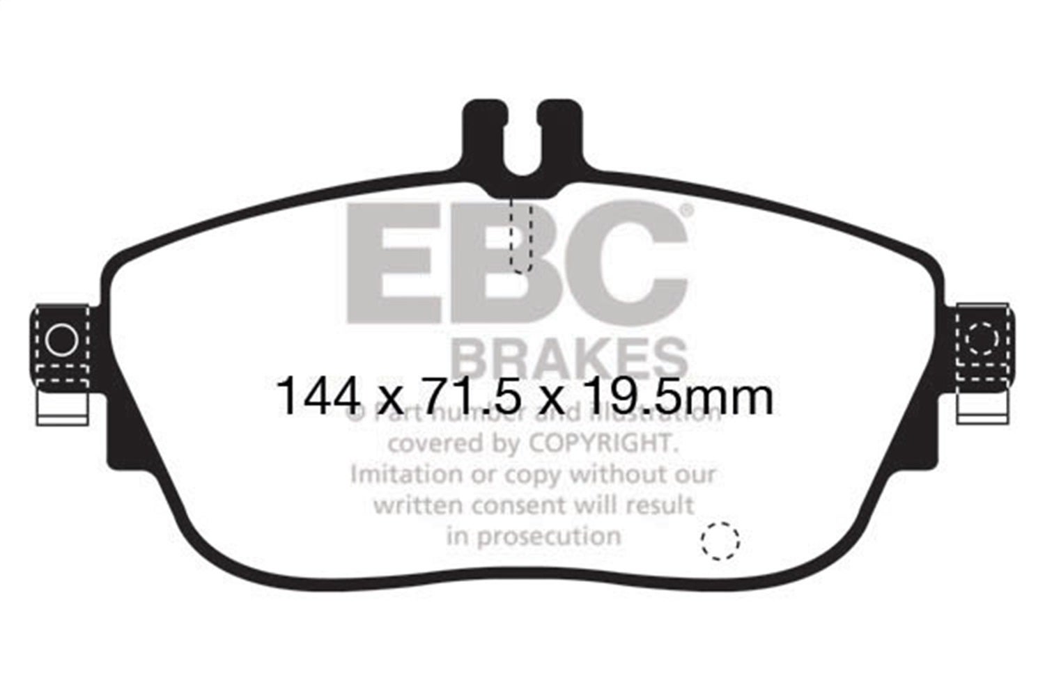 Ebc Brakes Dp22165 Greenstuff 2000 Series Sport Brake Pads   Greenstuff 2000