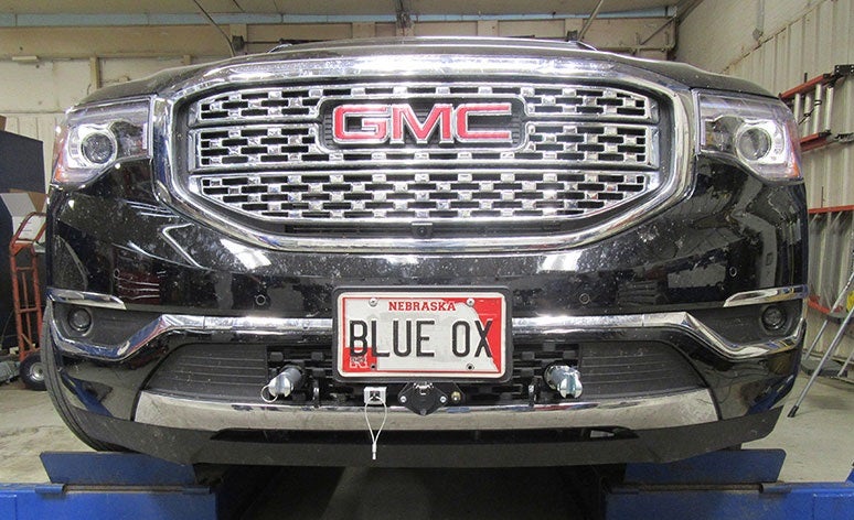 Blue Ox Bx1728 Tow Bar Base Plate Fits 17-19 Acadia   Vehicle Baseplate; Color -
