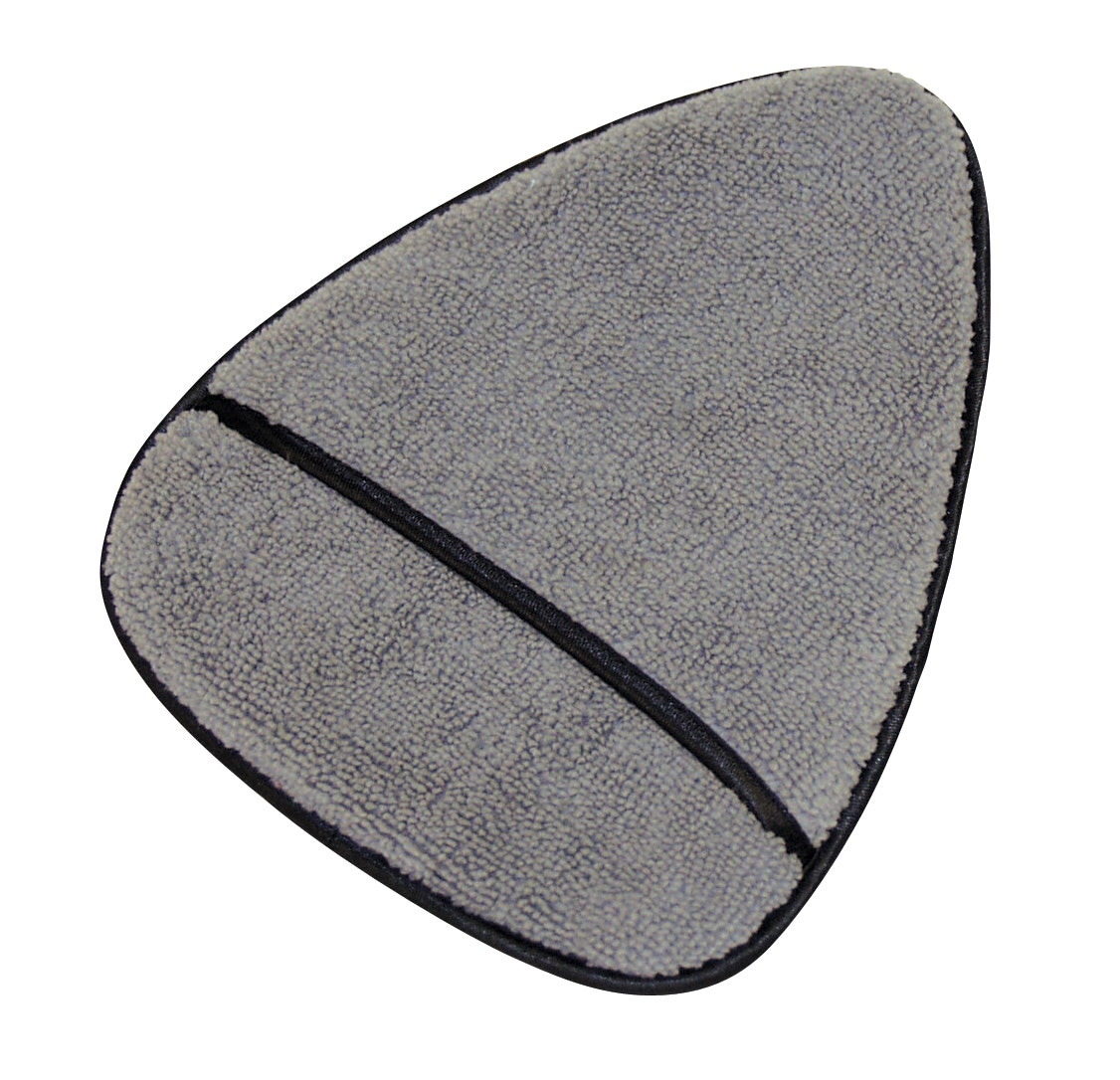 Carrand 40313 2-In-1 Microfiber Wheel Detailer Wash Mitt , Grey   Wheel Wash