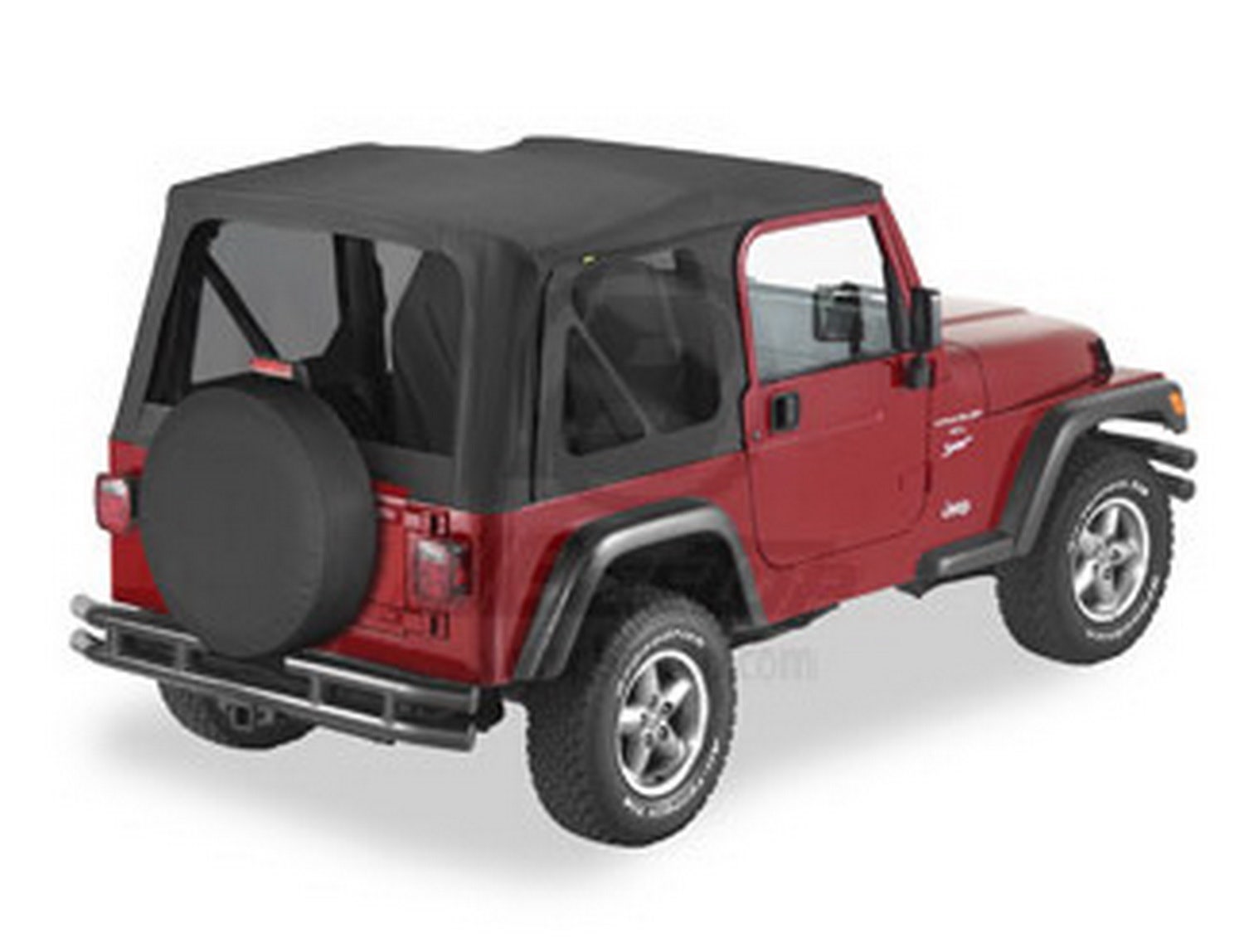 Bestop 7914135 Black Diamond Sailcloth Replace-A-Top For 2003-2006 Wrangler