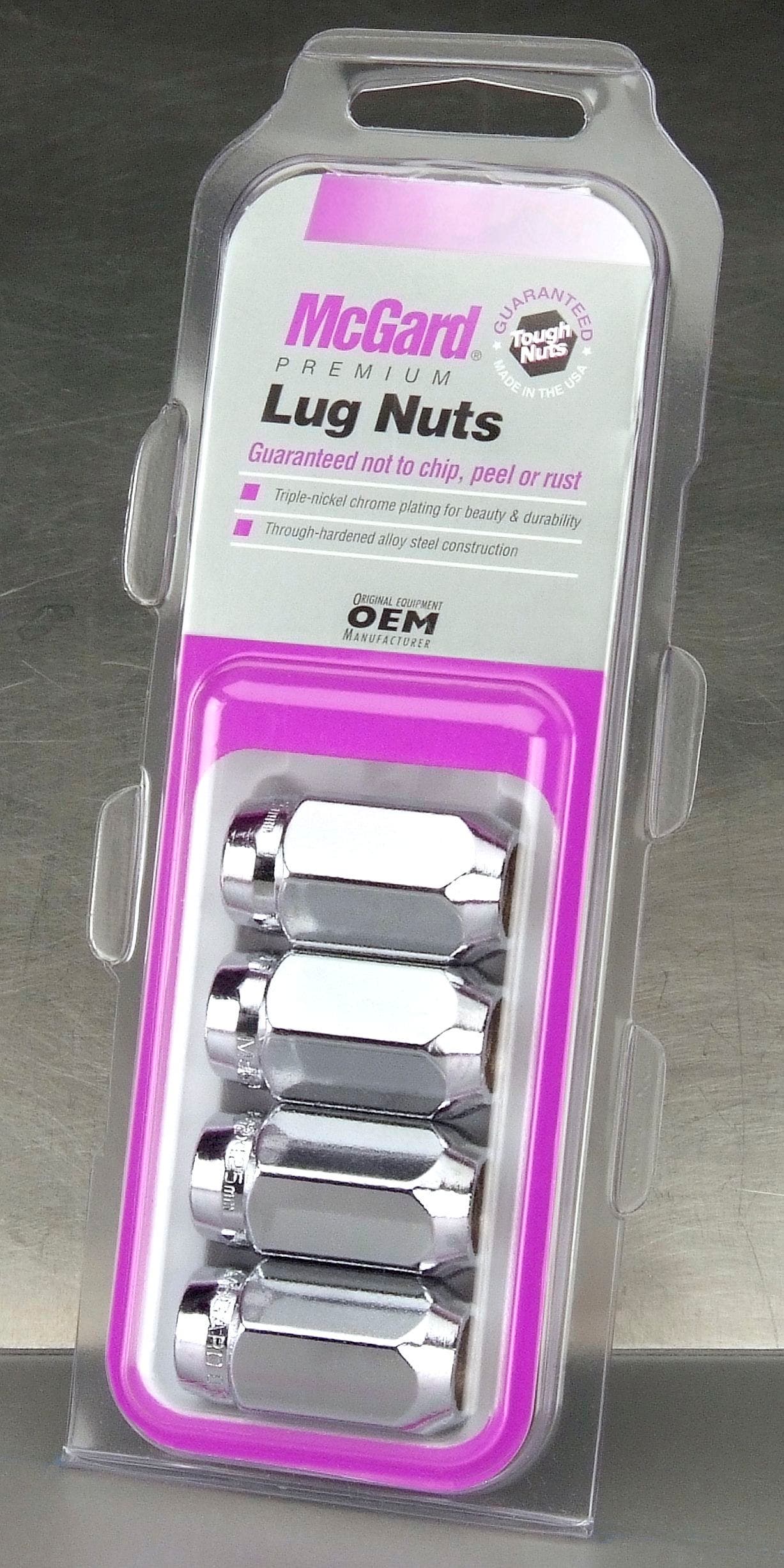 Mcgard 64003 Chrome Cone Seat Style Lug Nuts (M12 X 1.25 Thread Size) - Set Of 4