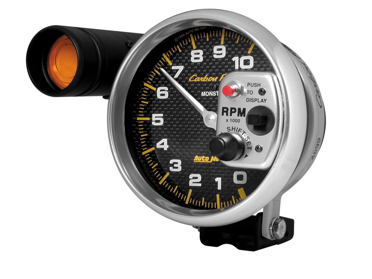 Autometer 4899 Carbon Fiber Pedestal Mount Tachometer Auto Meter Products 4898