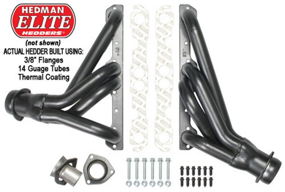 Hedman Hedders Elite Headers; 1-5/8 In. Tube Dia.; 3 In. Coll.; Mid-Length
