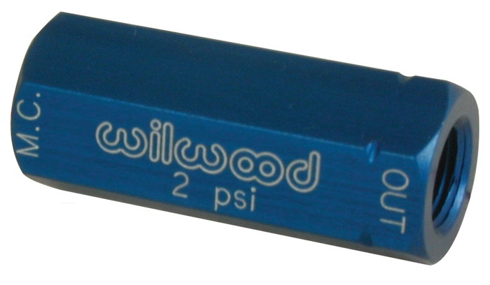 Wilwood 260-13706 Residual Press Valve (2Lb), Blue   Brake Residual Pressure
