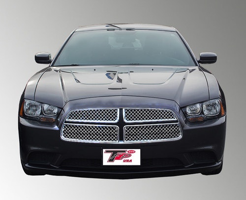 Tfp 68146Gi Grill Insert Overlay Covers,Compatible With Dodge Charger Se/Sxt/Srt