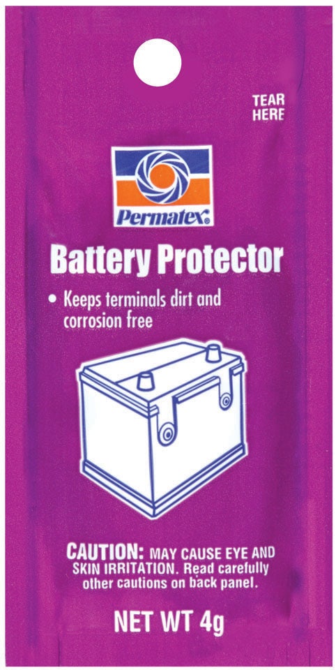 Permatex 09976 Counterman's Choice Battery Protector Grease, 4 G Pouch