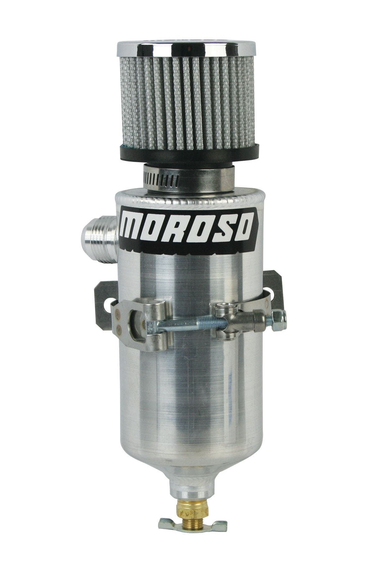 Moroso 85465 Vacuum Pump Breather Tank  Performance  Catch Can; Height (In) -
