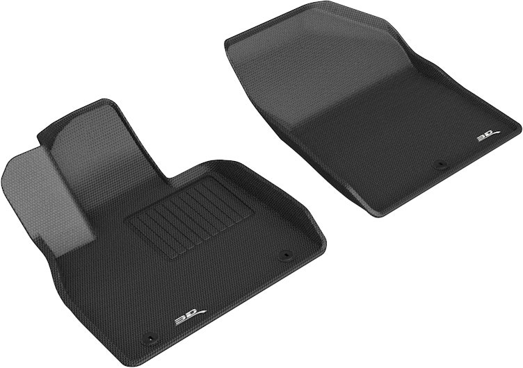 3D Kagu Floor Mat 1St Row Black 3D Kagu Floor Mat 1St Row Black