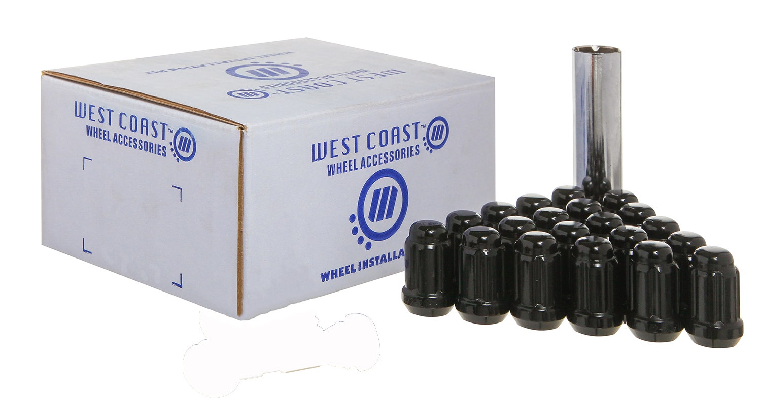 Westcoast Wheel Accessories W56012sb Wheel Lug Nut   Wheel Installation Kit