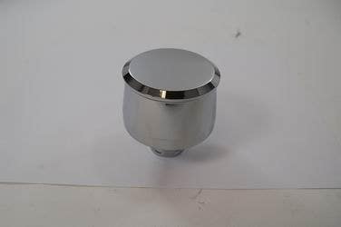 Racing Power Company R6001c Chrome Aluminum Plain Push-In Breather   Chrome