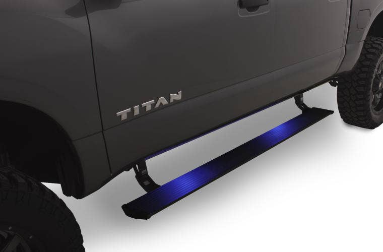 Amp Research 76120-01A Powerstep Plug-N-Play System Fits 16-17 Titan Titan Xd