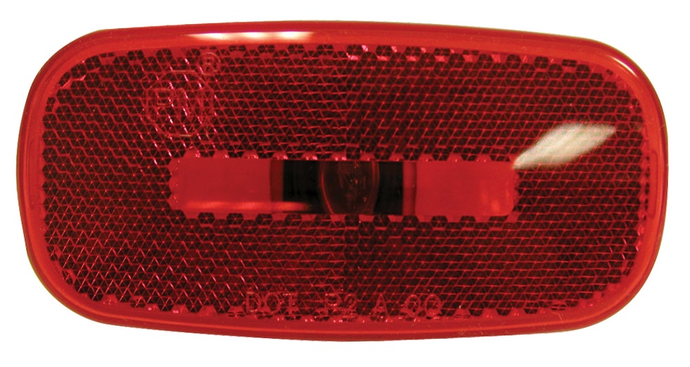 Peterson Mfg V2549r Clearance Light Red  Mfg.  Side Marker Light; Housing Color