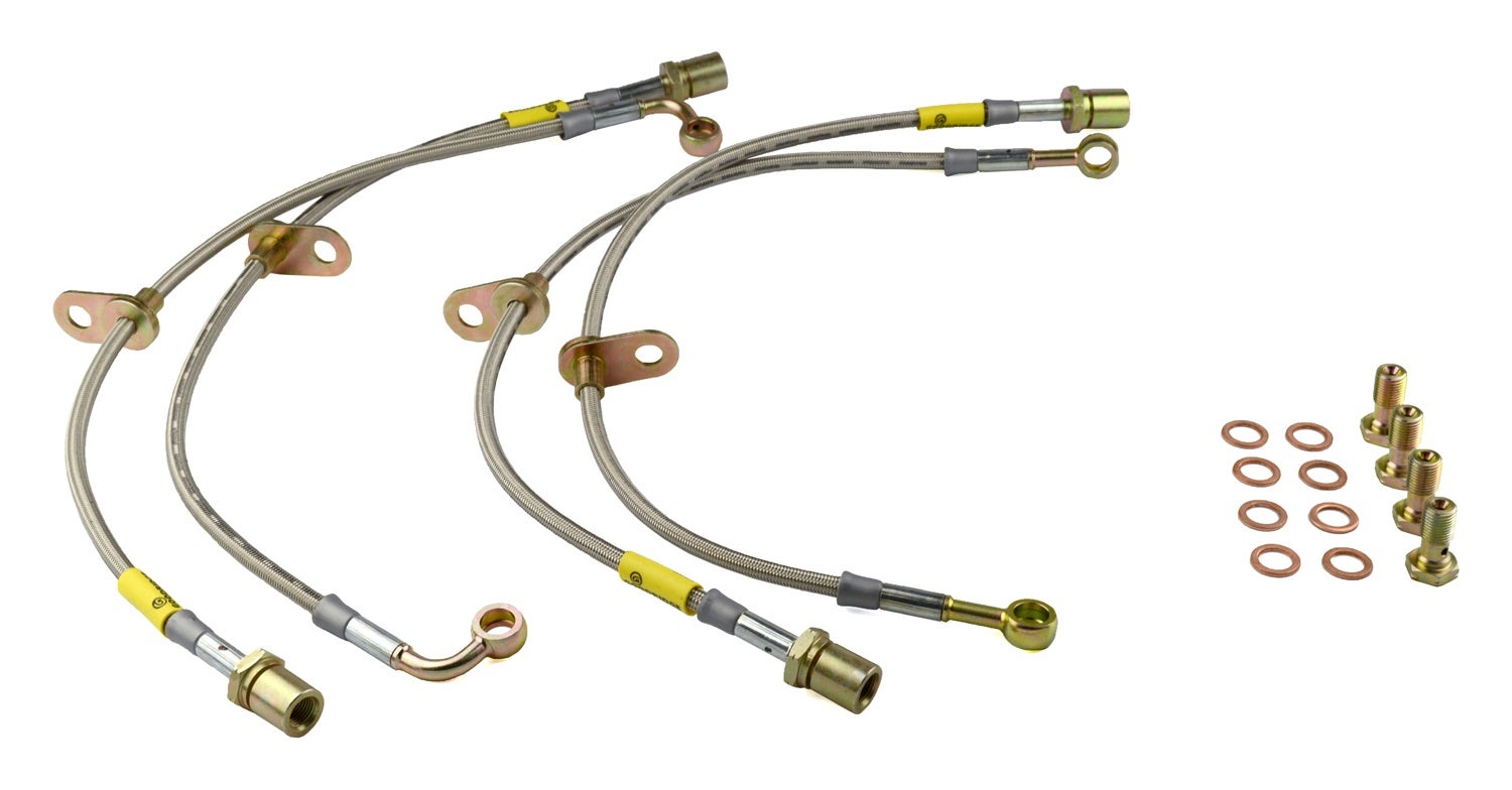 Goodridge Usa 28003 G-Stop Ss Braided Brake Line Kit Fits 13-16 Brz Fr-S  Usa