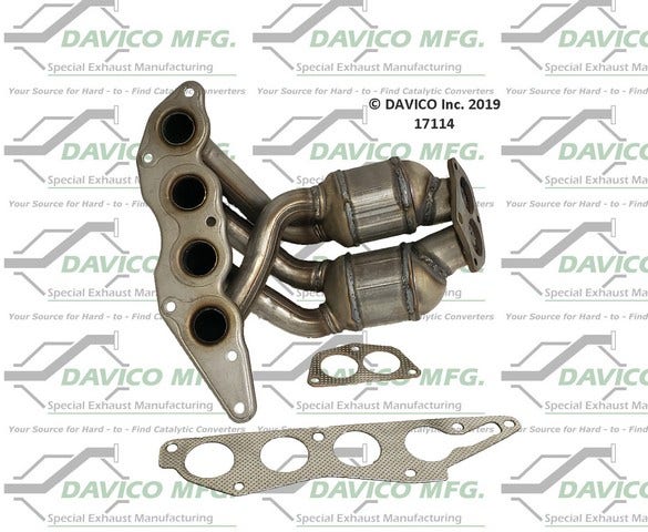 Davico Mfg Catalytic Converter P/N:17114  Catalytic Converter P/N: