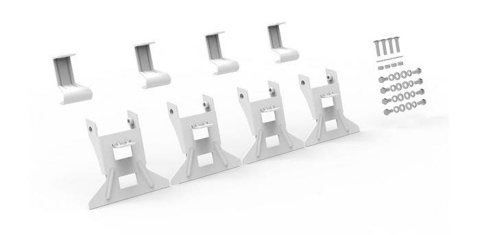 Kargomaster 408Cc Clamp And Lock Ladder Rack Mounting Hardware Door   Clamp And