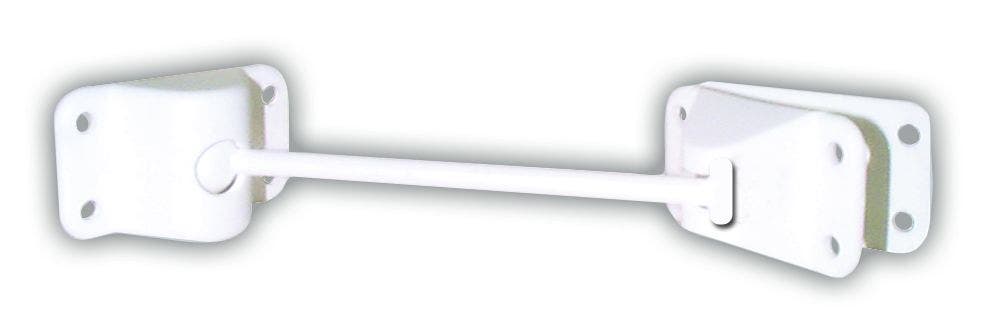 Jr Products 10482 Ultimate Door Holder - 10", Polar White   Door Catch; Used To