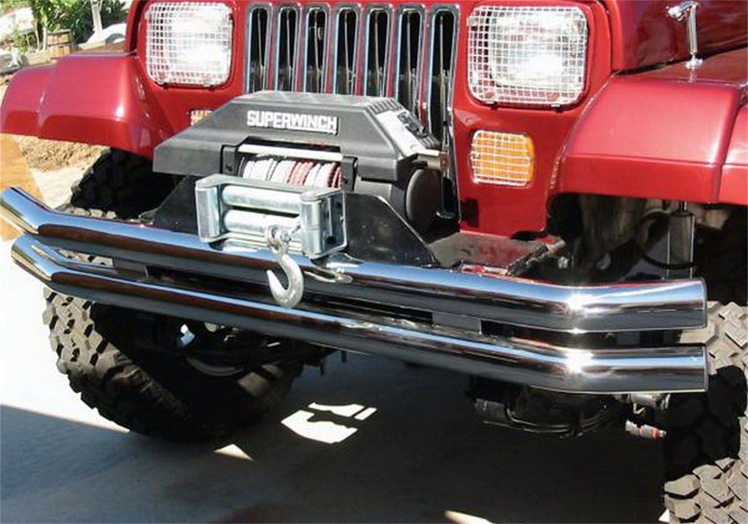 Rampage 8449 Double Tube Bumper Fits 76-06 Cj5 Cj7 Wrangler (Tj) Wrangler (Yj)