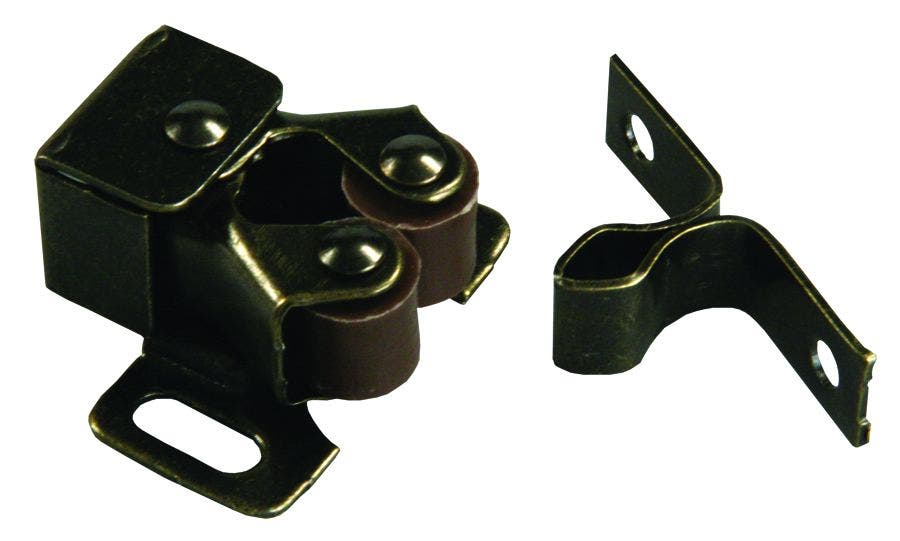 Jr Products 70235 Double Roller Cabinet Catch With Prong   Door Catch; Used To -