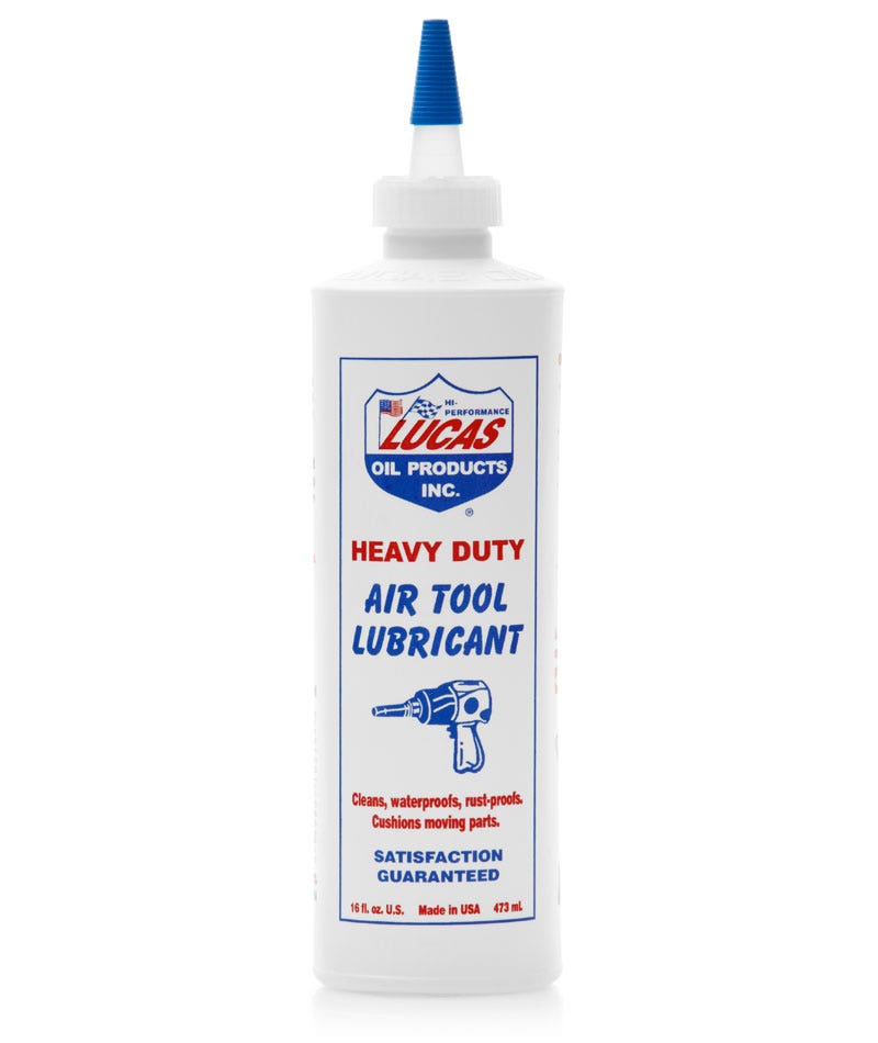 Lucas Oil 10216 Air Tool Lubricant/12X1/P White 16 Ounce Lucas Oil  Air Tool