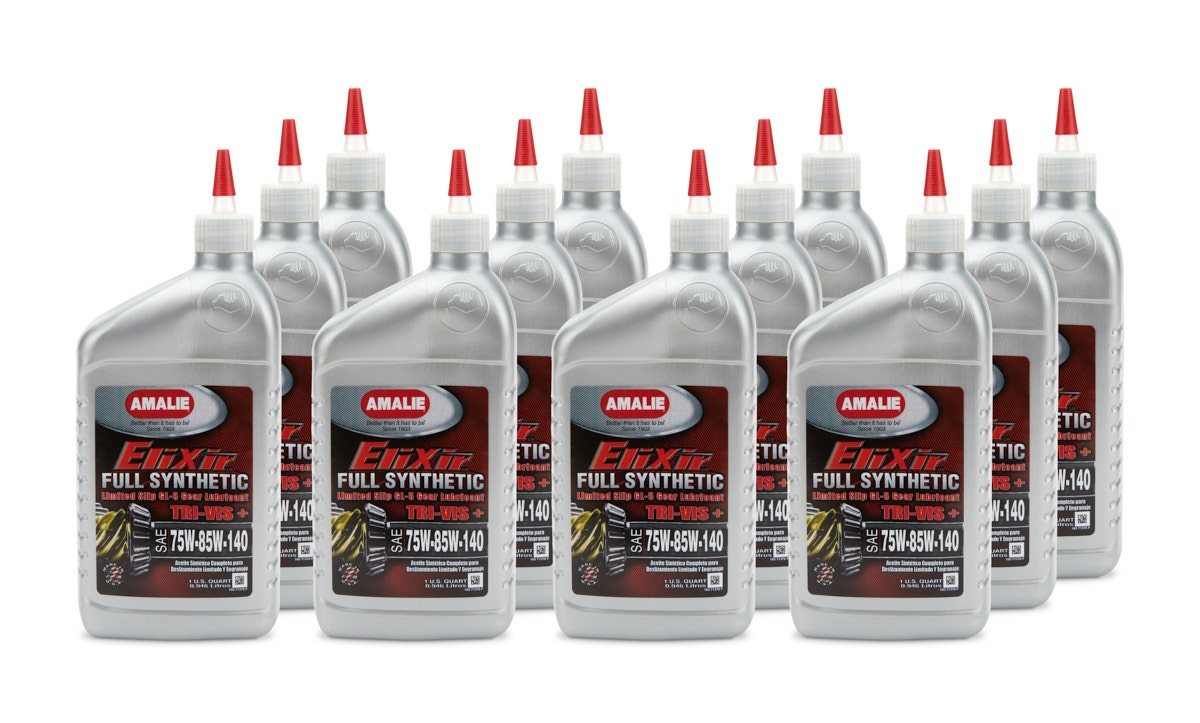 Amalie 160-71376-56 Elixir Synthetic Oil (Ls Gl-575W-85W-140 Case 12X1qt), 12