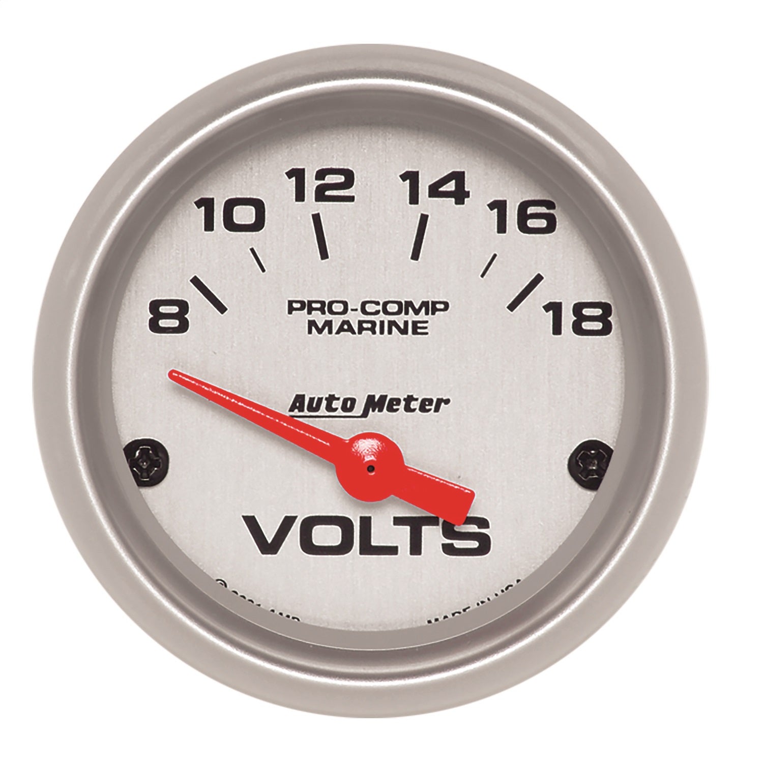 Autometer 200756-33 Marine Electric Voltmeter Gauge   Marine Electric Voltmeter