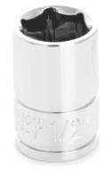 Performance Tool W38016 6-Point Socket, 3/8" Drive, 1/2"   6-Point Socket, 3/8