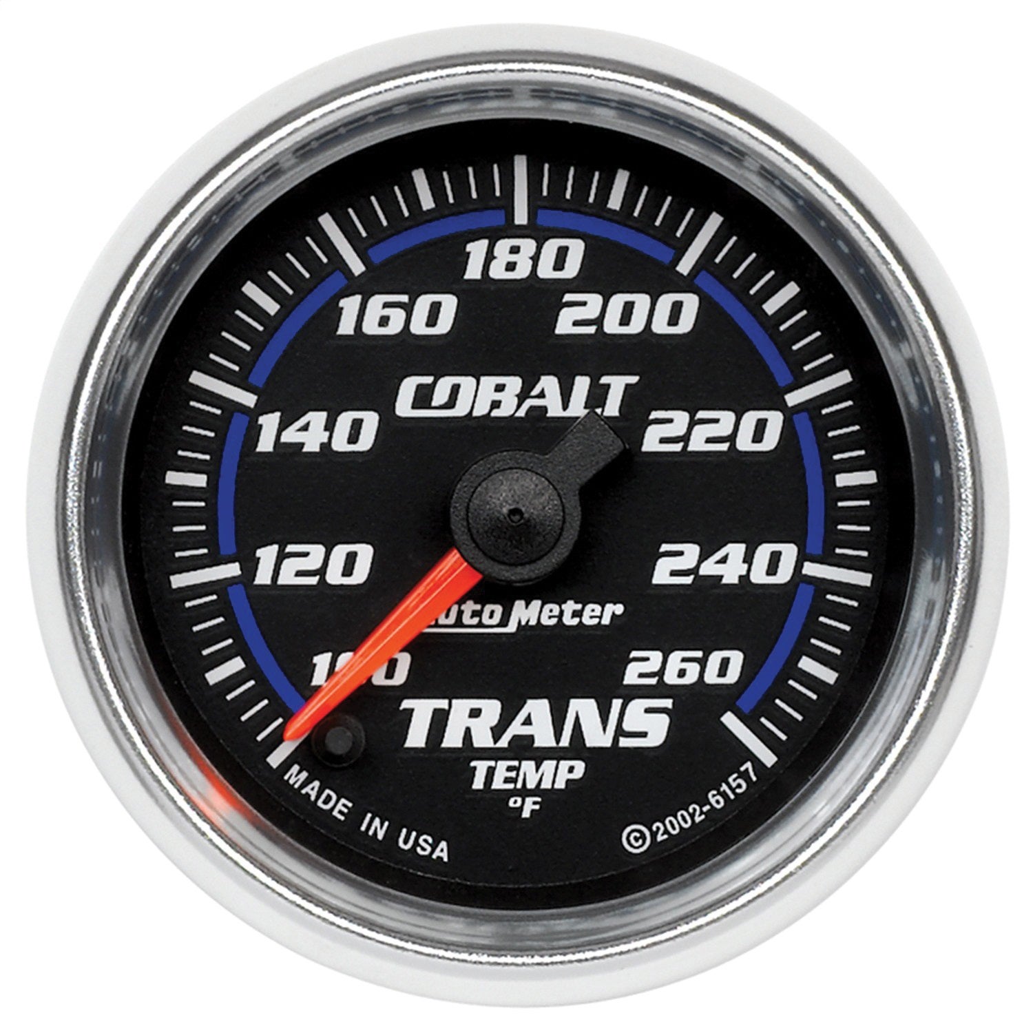 Autometer 6157 Cobalt Electric Transmission Temperature Gauge   Cobalt Electric