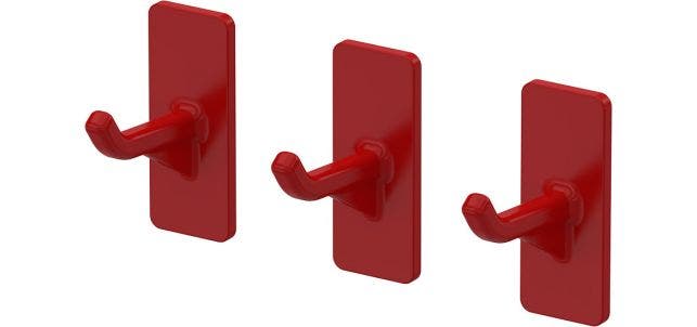 Peg Board Single Hook  Pack Of 3 Peg Board Single Hook  Pack Of 3